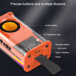 5W Portable Bullet TWS Wireless Bluetooth Speaker, (Purple), (Orange), (Green), (Grey)