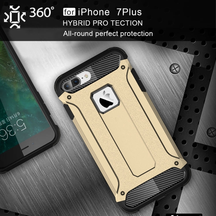 For iPhone 8 Plus & 7 Plus   Tough Armor TPU + PC Combination Case, For iPhone 7 Plus, For iPhone 8P & 7P