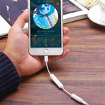 MH020 8 Pin to 3.5mm Headphone Jack Adapter Support Self-timer / Song / Line Control