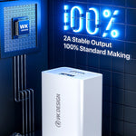 WK WP-U118 10W Single USB Port Travel Charger Power Adapter, EU Plug, WP-U118 EU Plug