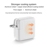87W Type-C Power Adapter Portable Charger with 1.8m Type-C Charging Cable, US Plug, 87W US Plug