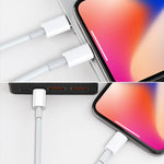 AWEI CL-68 3A Type-C / USB-C to 8 Pin PD Fast Charging Data Cable, Length: 1m