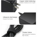45W USB-C / Type-C Power Adapter Portable Charger for Laptops with Type-C Charging Cable, US Plug, 45W US Plug /Black