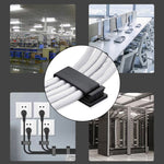 HG2613 20 PCS Desktop Data Cable Organizer Fixing Clip