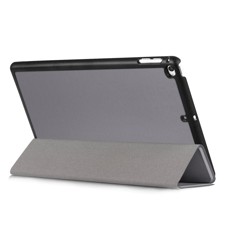 Custer Texture Horizontal Flip Leather Case for  iPad Mini 2019 & Mini 4, with Three-folding Holder & Sleep / Wake-up Function, For iPad Mini 2019 & Mini 4