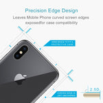 For iPhone X / XS Transparent Tempered Glass Back Screen Protector, For X