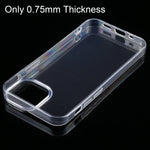 For iPhone 13 mini 0.75mm Ultra-thin Transparent TPU Soft Protective Case, For iPhone 13 mini