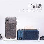 For iPhone XS Max ROCK Origin Series Business TPU + PU Protective Case, For XS Max