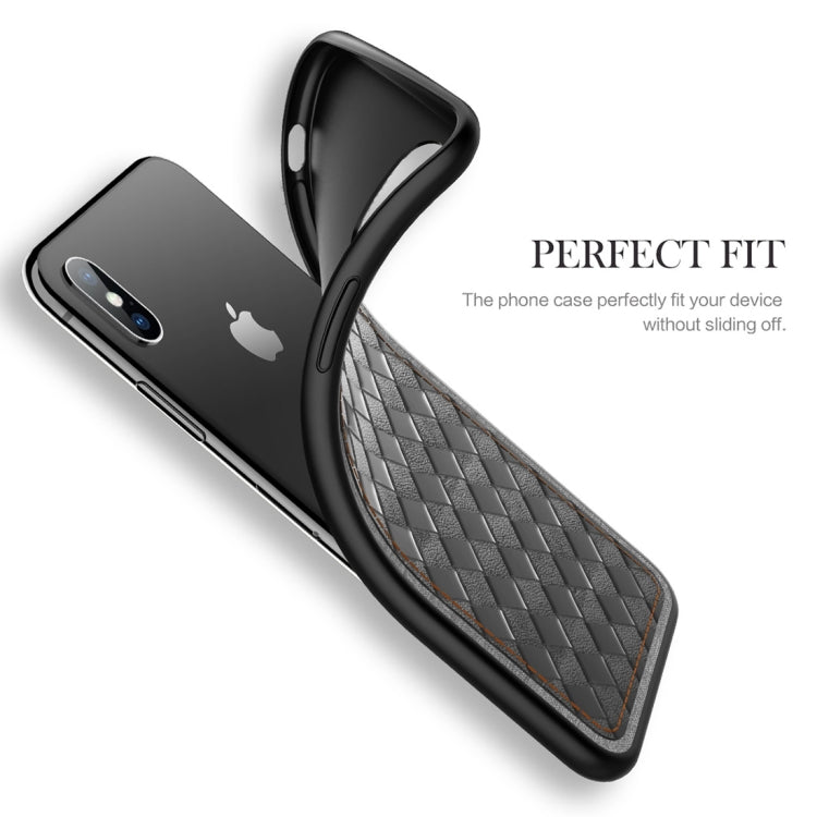 For iPhone XS Max ROCK Origin Series Business TPU + PU Protective Case, For XS Max