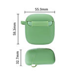 Wireless Earphones Pure Color Silicone Anti-fall Protective Case For JBL TUNE 220TWS
