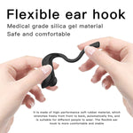 258 Wireless Ear-mounted Bluetooth Earphone with Charging Box & Digital Display, Support Touch & HD Call & Voice Assistant & NFC, MD03 Black, 258 White