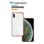 For iPhone XS Max Acrylic + TPU Shockproof Transparent Armor Case, For iPhone XS Max