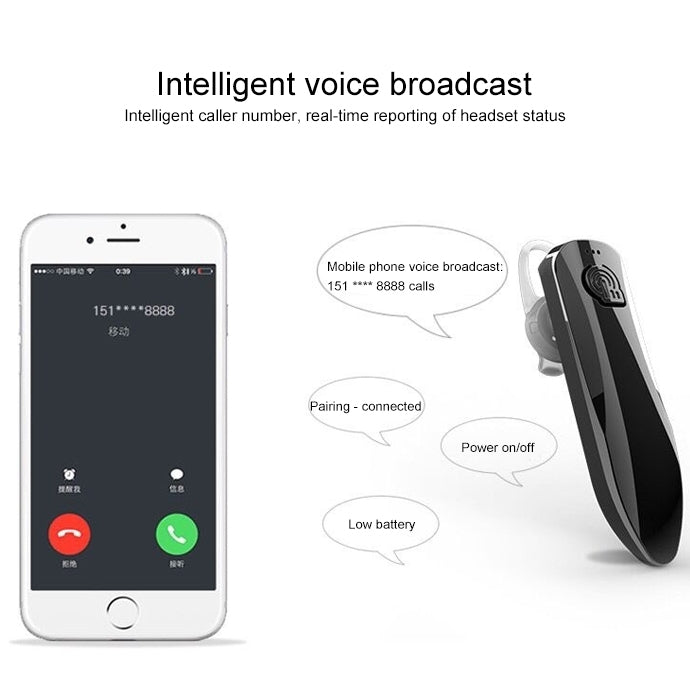 J10 Bluetooth 4.1 Universal Mini Wireless Sport Vehicle Stereo Music Bluetooth Headset