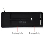 DS-8800 PS / 2 Interface Prevent Water Splashing Laser Engraving Character One-piece Wired Touchpad Keyboard, Length: 1.5m, DS-8800 PS/2