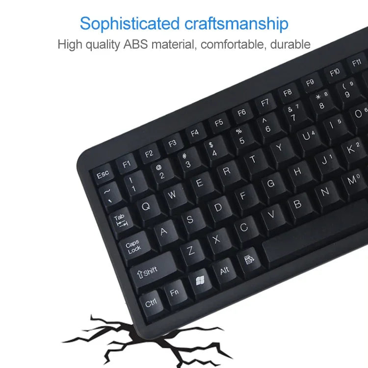 DS-8900 PS / 2 Interface Prevent Water Splashing Laser Engraving Character One-piece Wired Trackball Keyboard, Length: 1.5m, DS-8900 PS/2