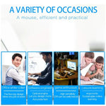 CM0093 Wired Version 2.4GHz Three-button Vertical Mouse for Left-hand, Resolution: 1000DPI / 1200DPI / 1600DPI, Cable Length：1.7m, Wired Version