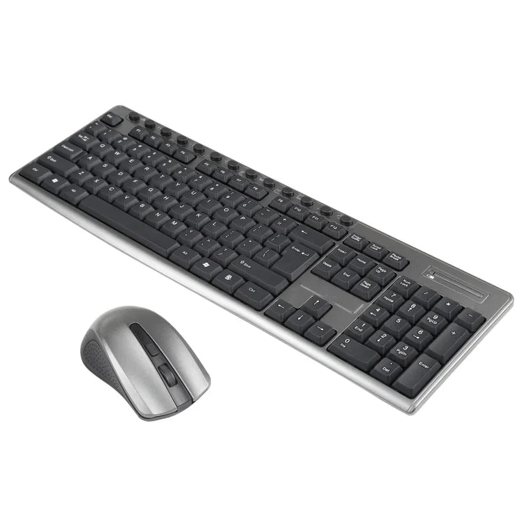 KB-6600 2.4Ghz Office Waterproof Wireless Keyboard Mouse Set, KB-6600