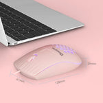 MKESPN SXS-838 USB Interface RGB Hollow Wired Mouse, USB
