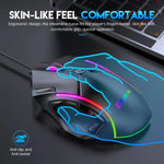 MKESPN X15 Full Speed 12800DPI 12 Buttons Macro Definition RGB Wired Mouse, x15