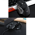 AULA Series SoulKiller II Colourful Light 7D Optical Competitive USB Wired Game Mouse, Maximum Resolution of 3500 DPI, SoulKiller II(B)