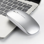 HXSJ M80 2.4GHz Wireless 1600DPI Three-speed Adjustable Optical Mute Mouse, Silver, White, Black, Grey, Gold, Rose Gold