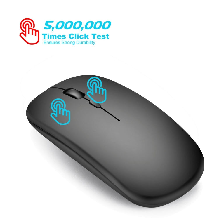 HXSJ M80 2.4GHz Wireless 1600DPI Three-speed Adjustable Optical Mute Mouse, Silver, White, Black, Grey, Gold, Rose Gold