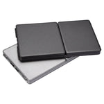 GK408 Three-fold Rechargeable Wireless Bluetooth Keyboard with Touchpad, Support Android / IOS / Windows