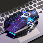 YINDIAO 3200DPI 4-modes Adjustable 7-keys RGB Light Wired Gaming Mechanical Mouse, Style: Audio Version, Style: Audio Version