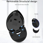 DELUX M618 Plus Wired Blue Version Optical Mouse Ergonomic Vertical Mouse 1600DPI, 1600DPI Wired