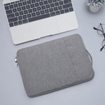 15.4 inch Universal Fashion Soft Laptop Denim Bags Portable Zipper Notebook Laptop Case Pouch for MacBook Air / Pro, Lenovo and other Laptops, Size: 39.2x28.5x2cm, 15.4 inch Purple, 15.4 inch Magenta, 15.4 inch Blue, 15.4 inch Grey, 15.4 inch Dark Blue...