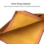 Universal Genuine Leather Business Laptop Tablet Zipper Bag For 13.3 inch and Below, 13.3 inch