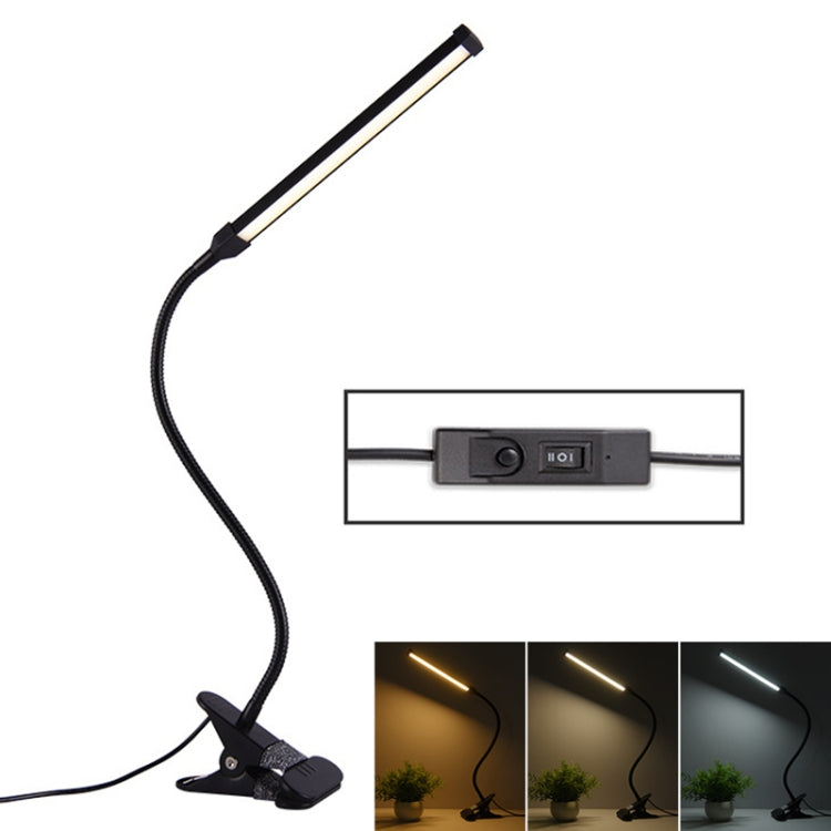 LED Desk Lamp 8W Folding Adjustable Eye Protection Table Lamp, USB Plug-in Version, USB Plug-in Version(White), USB Plug-in Version(Black)