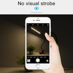 LED Desk Lamp 8W Folding Adjustable Eye Protection Table Lamp, USB Plug-in Version, USB Plug-in Version(White), USB Plug-in Version(Black)