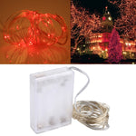 50 LEDs SMD 0603 3 x AA Batteries Box Fairy Lamp Decorative Light, DC 5V, 5m Yellow Light, 5m Blue Light, 5m Colorful Light, 5m Pink Light, 5m Green Light, 5m Purple Light, 5m Red Light, 5m White Light, 5m Warm White