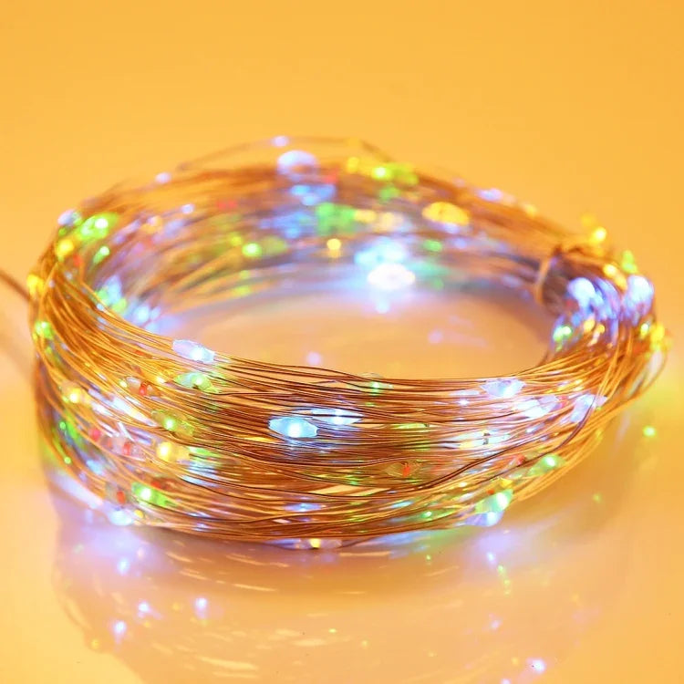 100 LEDs SMD 0603 Fairy Lamp Decorative Light, 20m Colorful Light