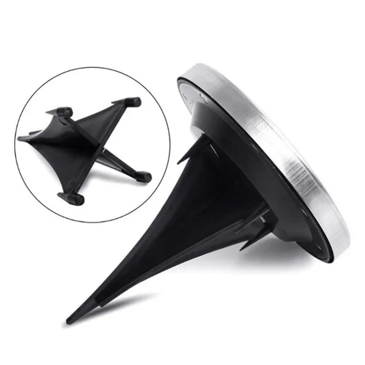 2 PCS 12 LEDs Solar Powered Buried Light Under Ground Lamp IP65 Waterproof Outdoor Garden Street Light, 12 LEDs