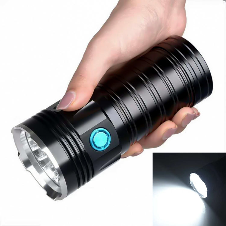 3 Gears, K18MAX 18xT6, Luminous Flux: 5400lm LED Flashlight, Without Battery