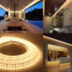 2pcs Bare Board 5050 SMD RGB LED Rope Light, 30 LED/m, Length: 5m, 12V 2A 100-240V, with 24 Keys Doodle Controller, 5050 SMD RGB LED, 5m x 2