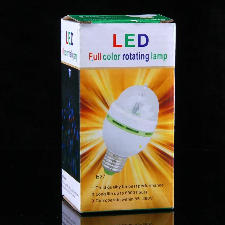 LED Full Color Auto Rotating Lamp for Family Party / KTV / Bars / Hotel / DJs, AC 85-260V