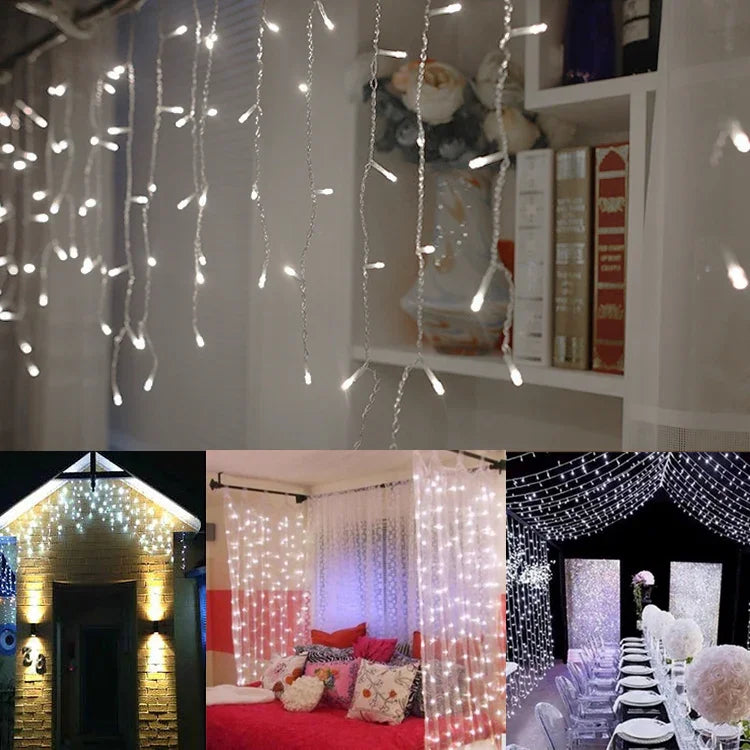 100 LEDs Fairy String Decorative Light with End Joint & 8 Model Functions, US Plug, 10m White Light