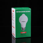 Sensor Distance: 4-6m, AC 85-265V, E27 9W White Light, E27 9W Warm White
