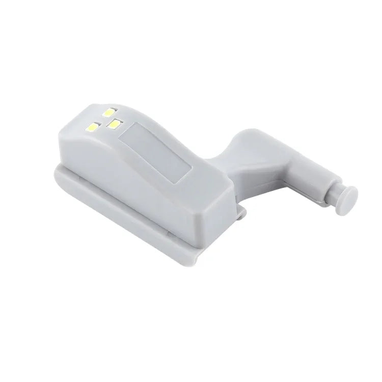 10 PCS 0.3W Universal Inner Hinge LED Sensor lamp Cupboard 3 LEDs Night light Auto ON/OFF Bulb, 10 PCS White Light, 10 PCS Warm White