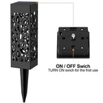 Outdoor Hollowing Out Solar Energy Garden Lawn Lamp
