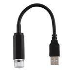 USB Interface Household and Car 360-degree Bending Atmosphere Light, Light Color: Red, Light Color: Red