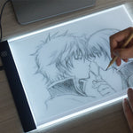 Ultra-thin A4 Size Portable USB LED Artcraft Tracing Light Box Copy Board Brightness Control for Artists Drawing Sketching Animation and X-ray Viewing, Brightness Control