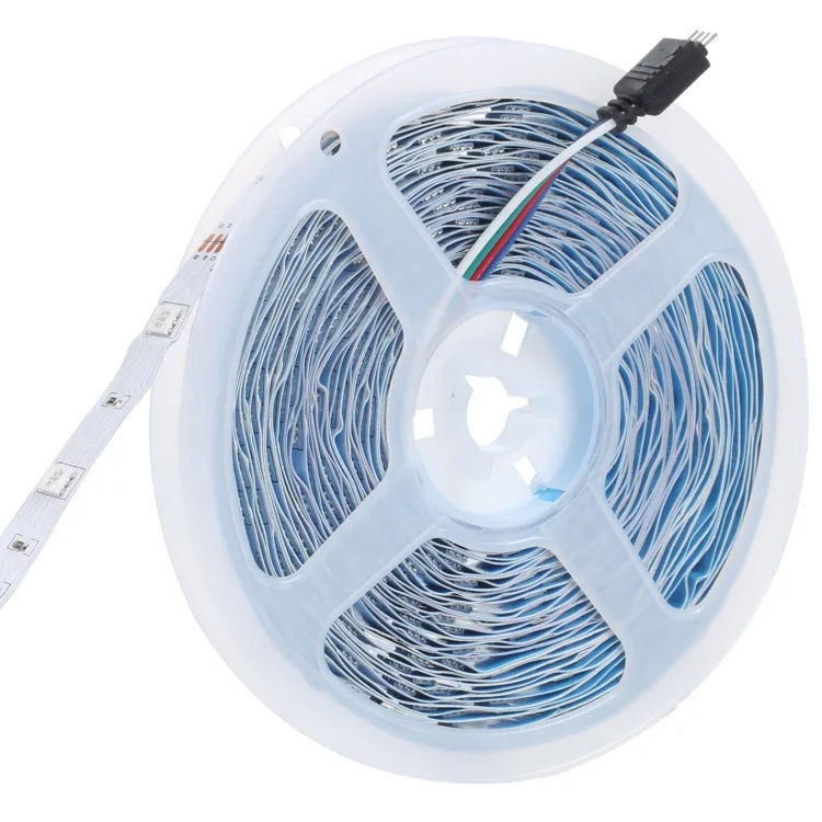 10m 300 LEDs SMD 5050 IP44 Waterproof RGB Light Strip with 24-keys Remote Control, EU Plug, 10m 300 LEDs IP44