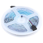 20m 600 LEDs SMD 5050 IP44 Waterproof RGB Light Strip with 24-keys Bluetooth + Music Remote Control, EU Plug, 20m 600 LEDs IP44