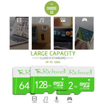 Richwell 8GB High Speed Class 10 Micro SD(TF) Memory Card, 8GB