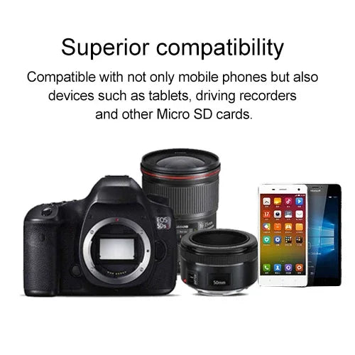 8GB High Speed Class10 Black TF(Micro SD) Memory Card, 8GB