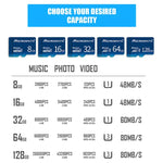 MICRODATA 64GB U3 Blue TF(Micro SD) Memory Card, 64GB